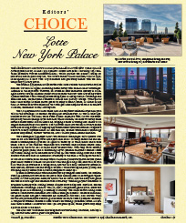 Editors Choice - Lotte New York Palace